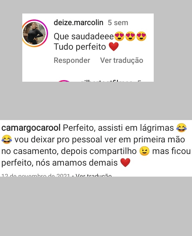 deize x carol camargo